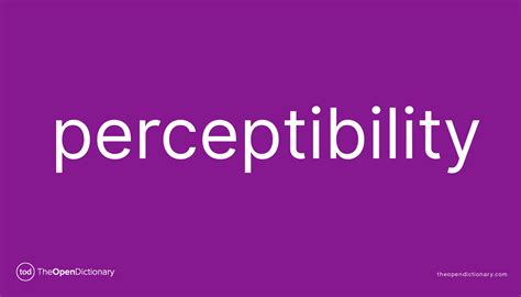 Related terms for visibility- synonyms, antonyms and sentences with visibility. . Perceptibility synonym
